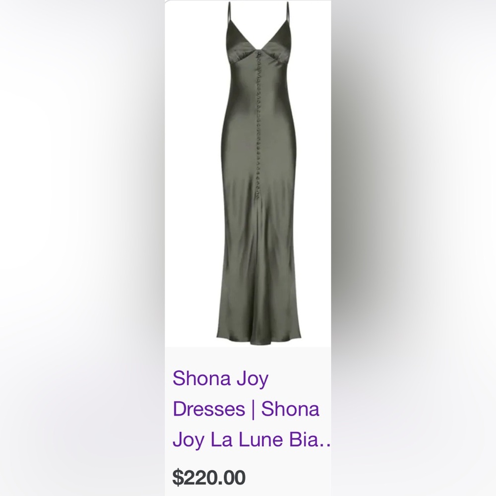 Shona Joy - le lune bias slip dress, never worn tags attached and dust bag